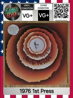 STEVIE WONDER•Songs in the Key of Life•1976 US (#T13-340C2)•Terre Haute, 1st Pre